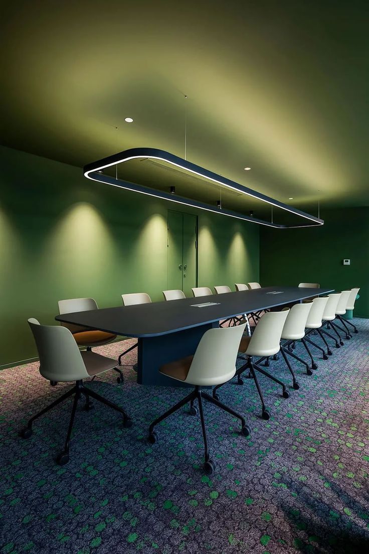 چراغ خطی اویز دوطرفه - کاربرد در فضاهای اداری